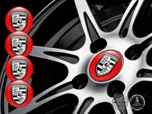 Porsche Adesivi Ruota Logo Edizione Epox Alta Qualità